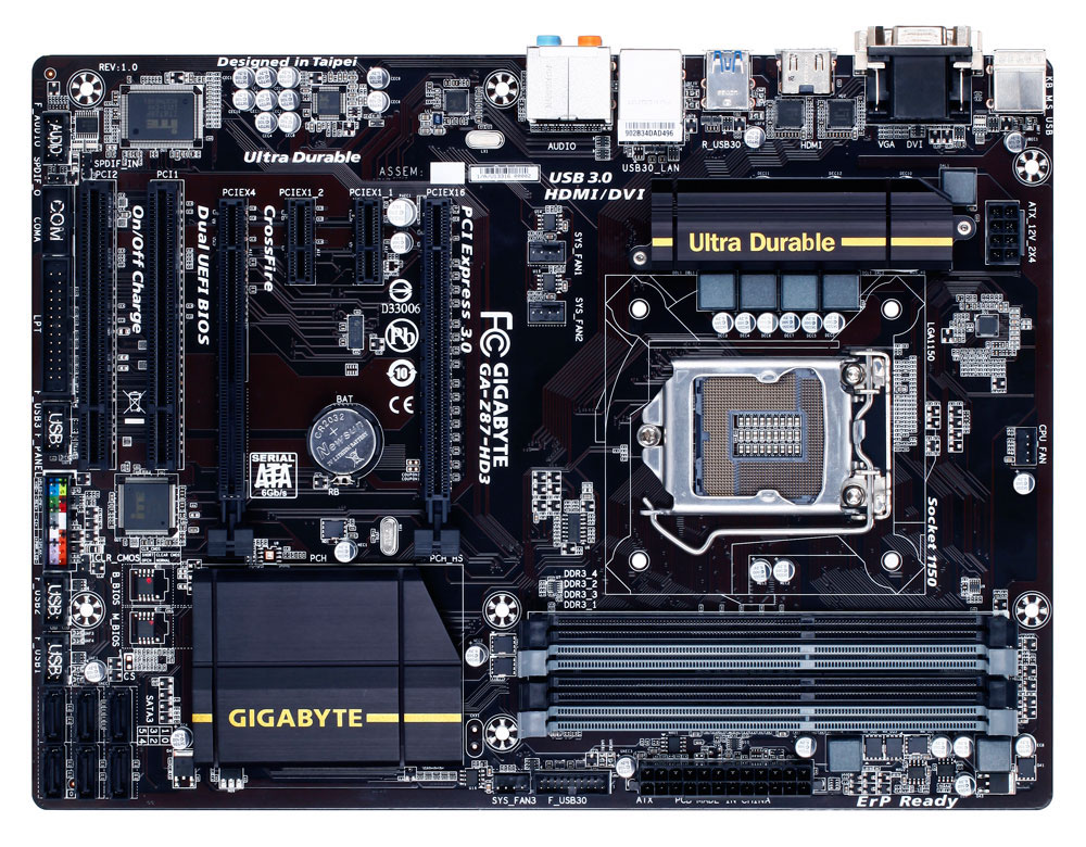 Gigabyte ga z87 hd3 не стартует