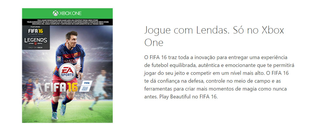 KaBuM! - www.kabum.com.br - 󾠊 Microsoft Xbox One 500GB + FIFA 16