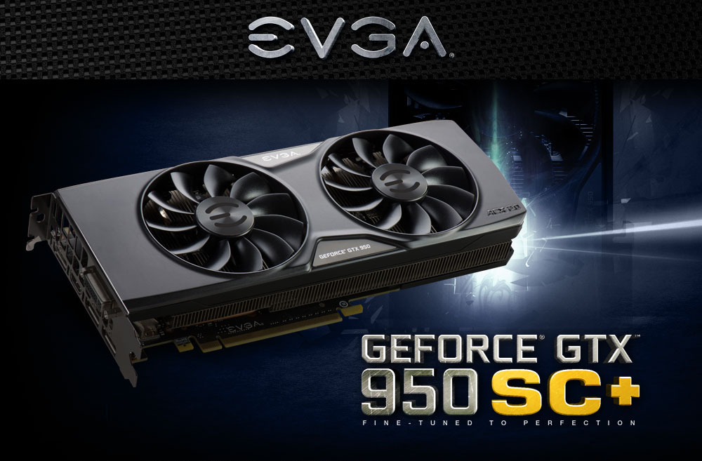 GeForce GTX 950 2GB GDDR5 128bits SuperClocked EVGA 02G-P4-2956-KR ...