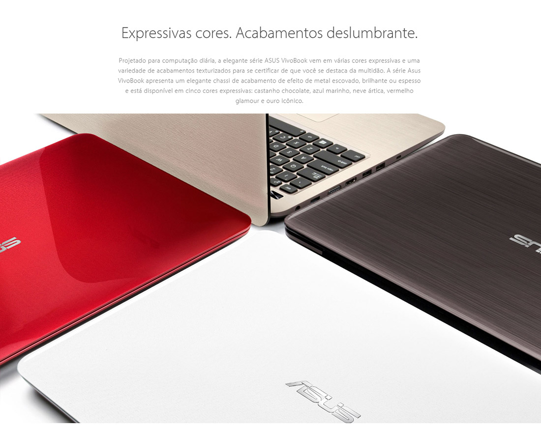 Notebook Asus X556UR-XX477T Tela 15.6