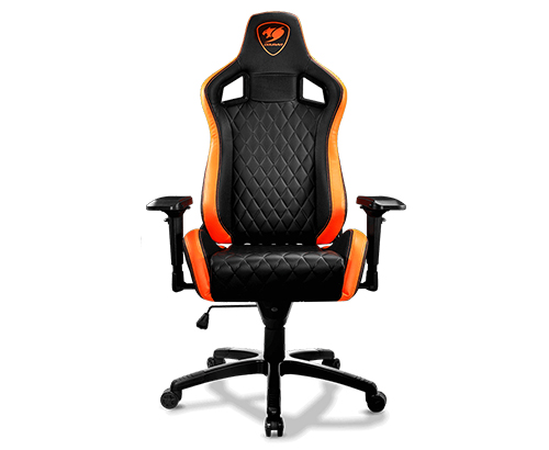 Cadeira Gamer Cougar Armor S Encosto Reclinável de 180° Construção